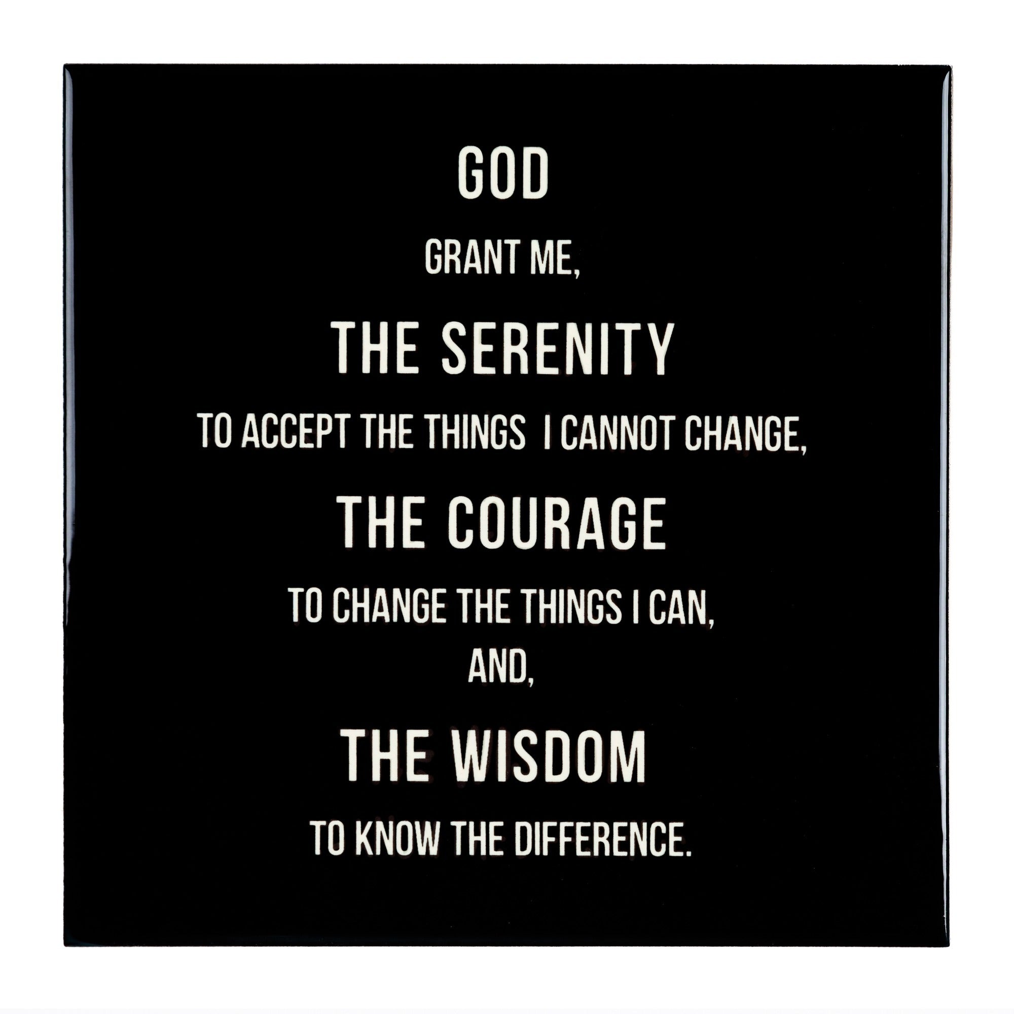 Serenity Prayer Tile