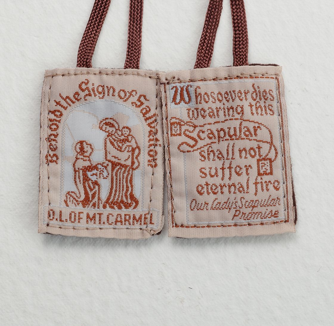 Brown Scapulars with Brown Cords - Bulk Options