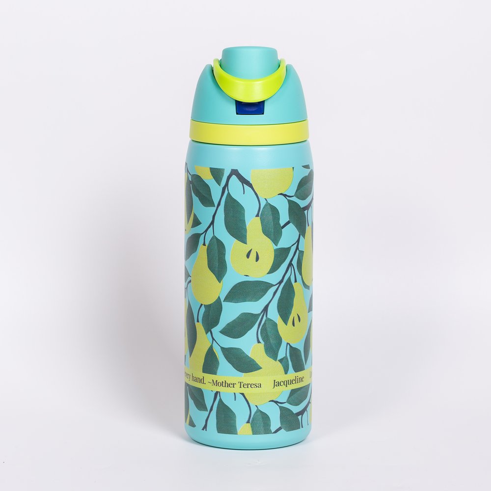 Personalized Mother Teresa Love Is a Fruit Water Bottle