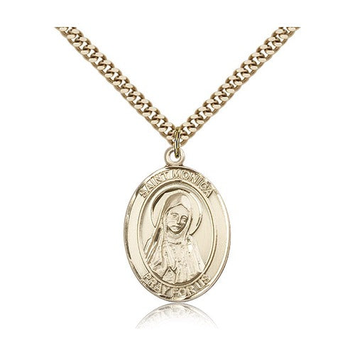 14kt Gold Filled St. Monica Pendant with Chain