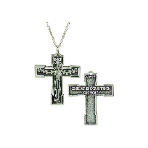 Cursillo Cross Pewter Necklace The Catholic Company®