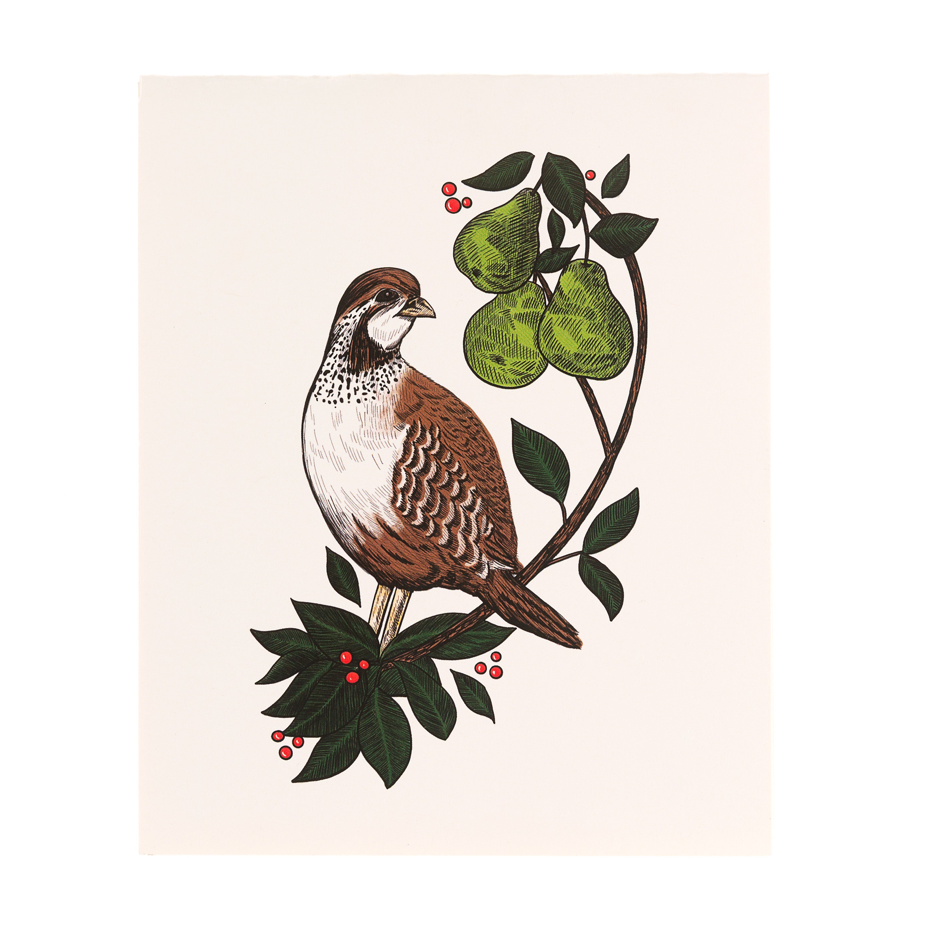 The 12 Days of Christmas Trifold Greeting Cards - Set of 12