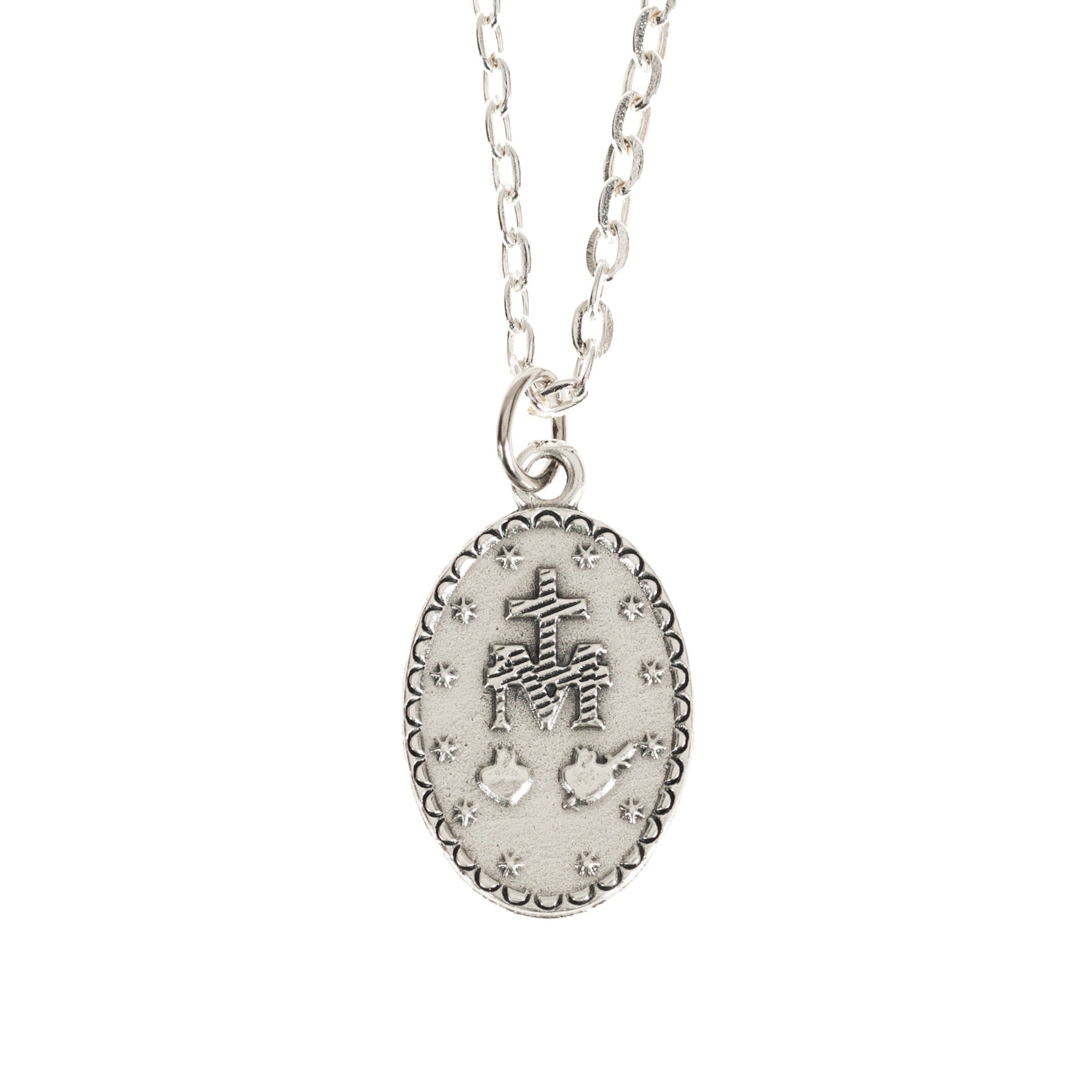 Miraculous Medal Cobalt Blue (L)