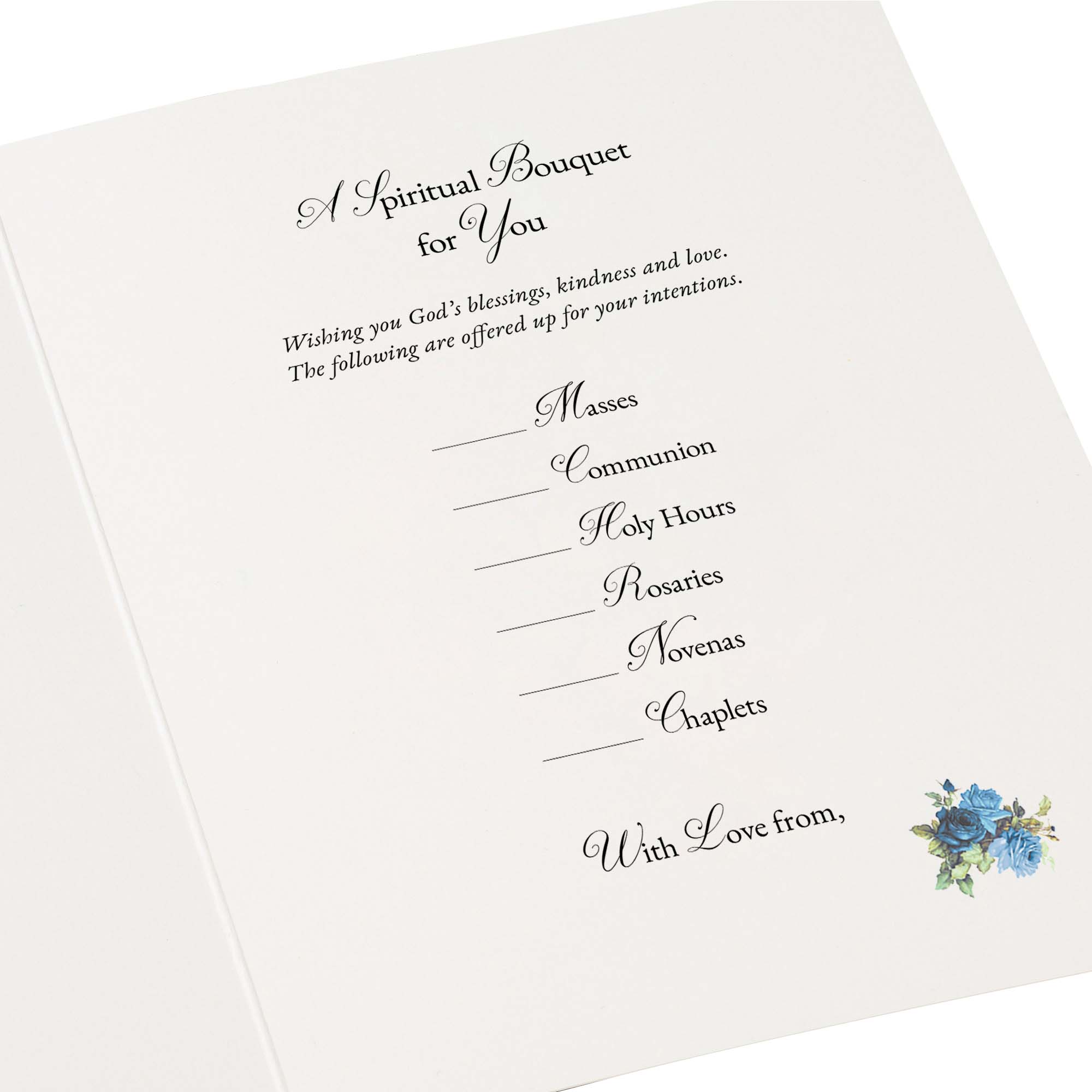 Our Lady of the Miraculous Medal Spiritual Bouquet Card