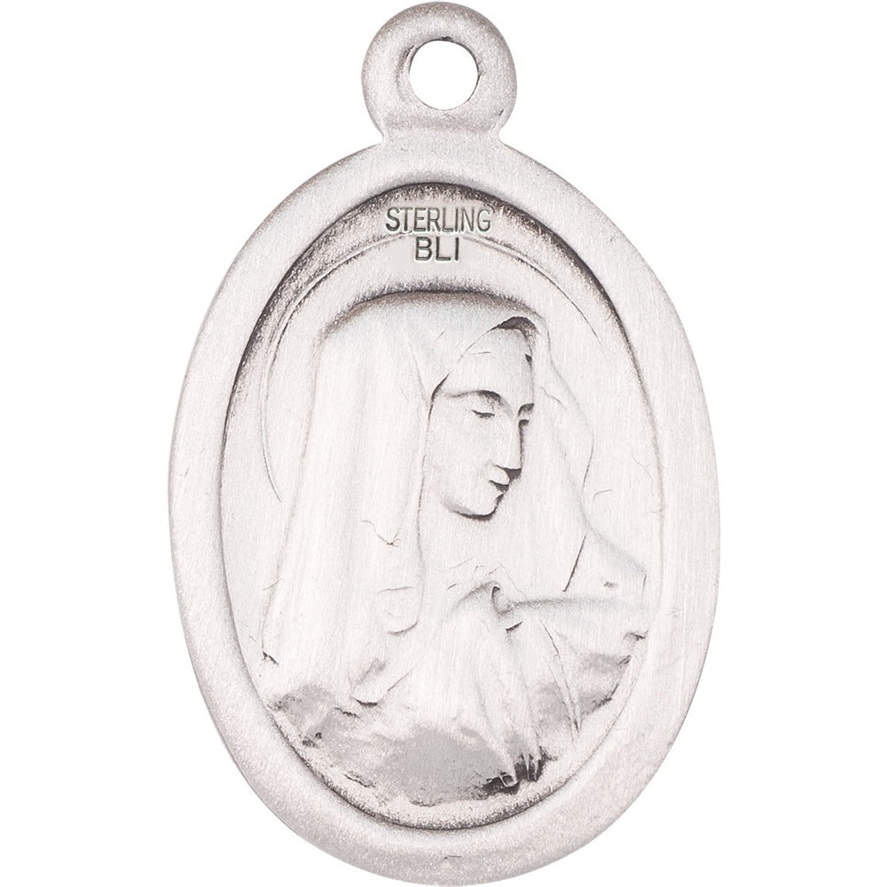 Sterling Silver St. Peregrine Pendant - 2508019