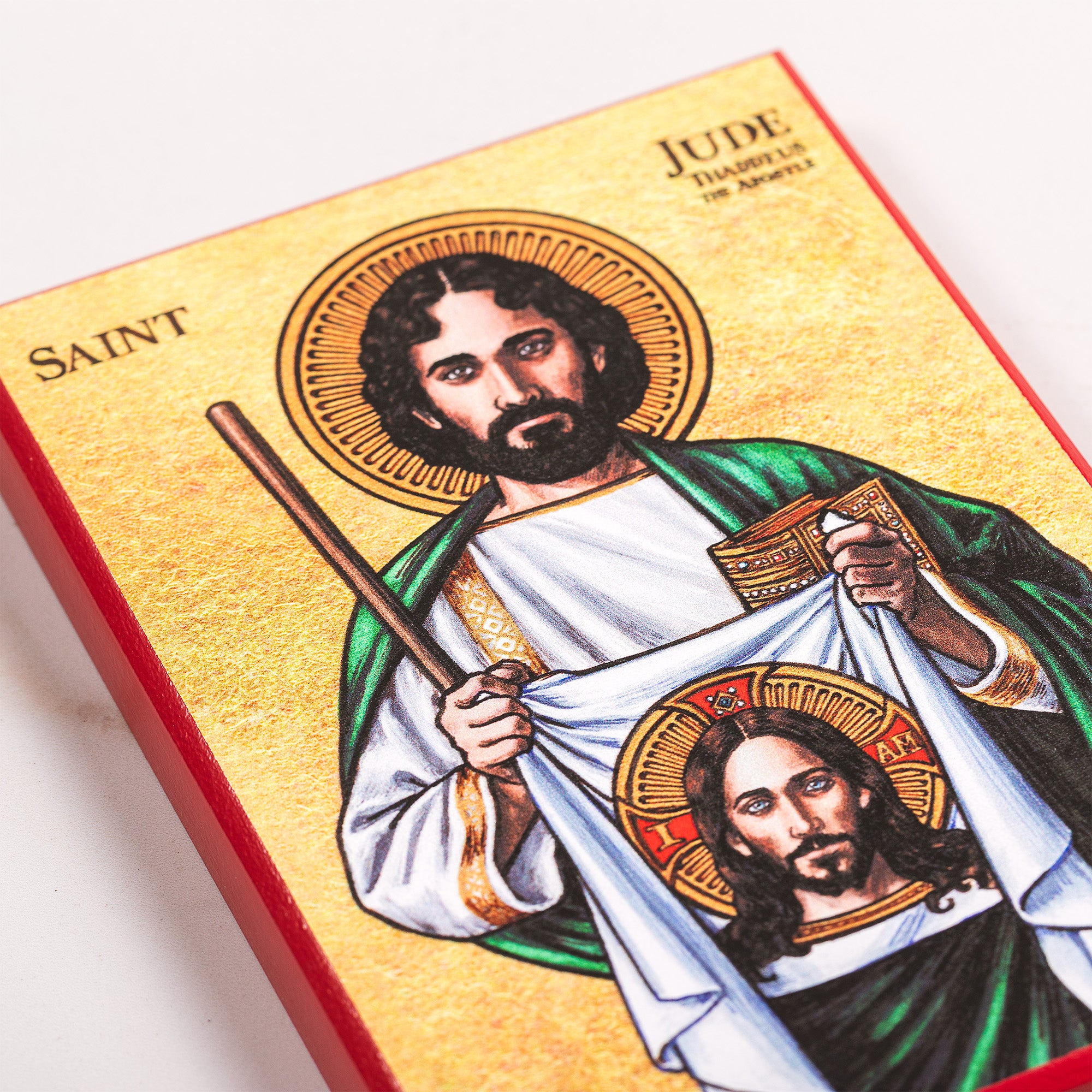 St. Jude Thaddeus Modern Icon Plaque - 5" x 7"