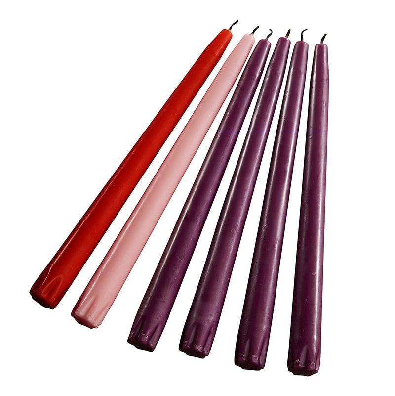 Lenten Taper Candles