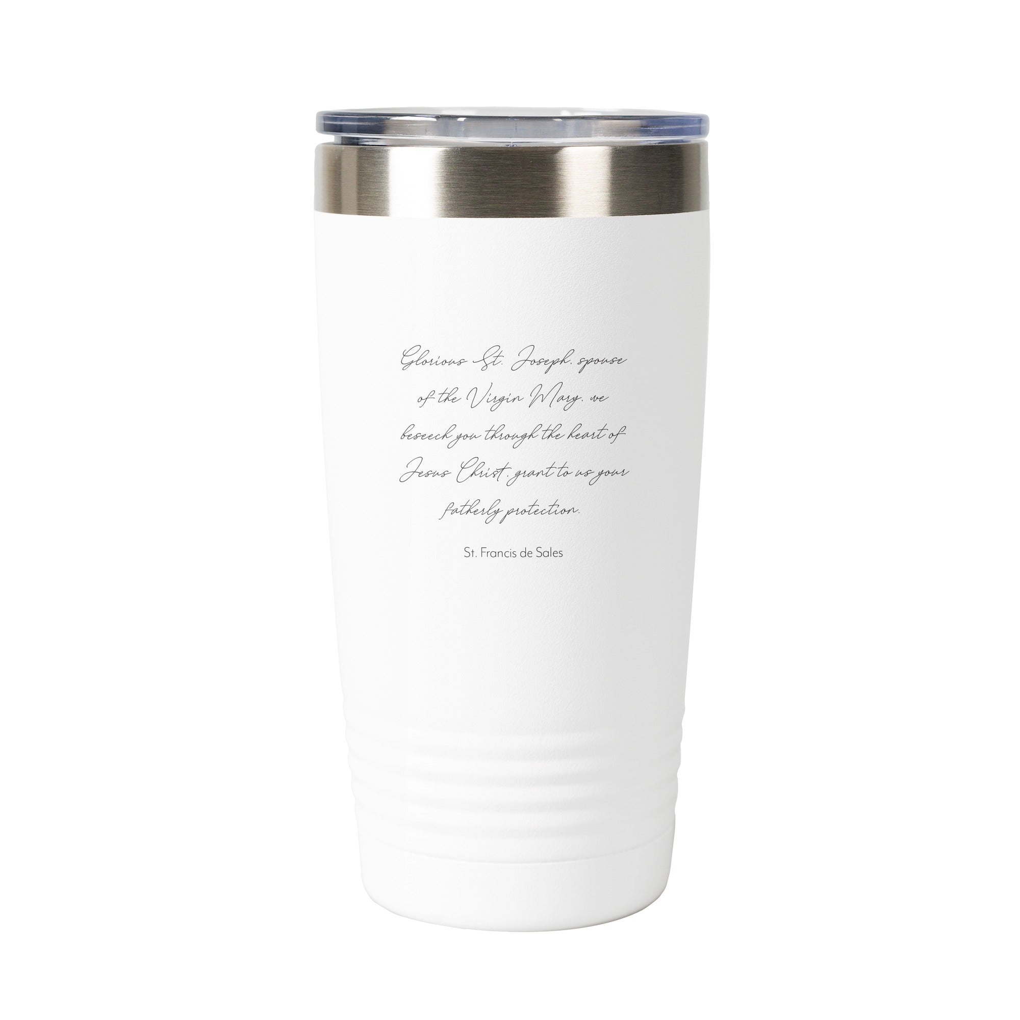 St. Joseph Lily White 20oz Tumbler