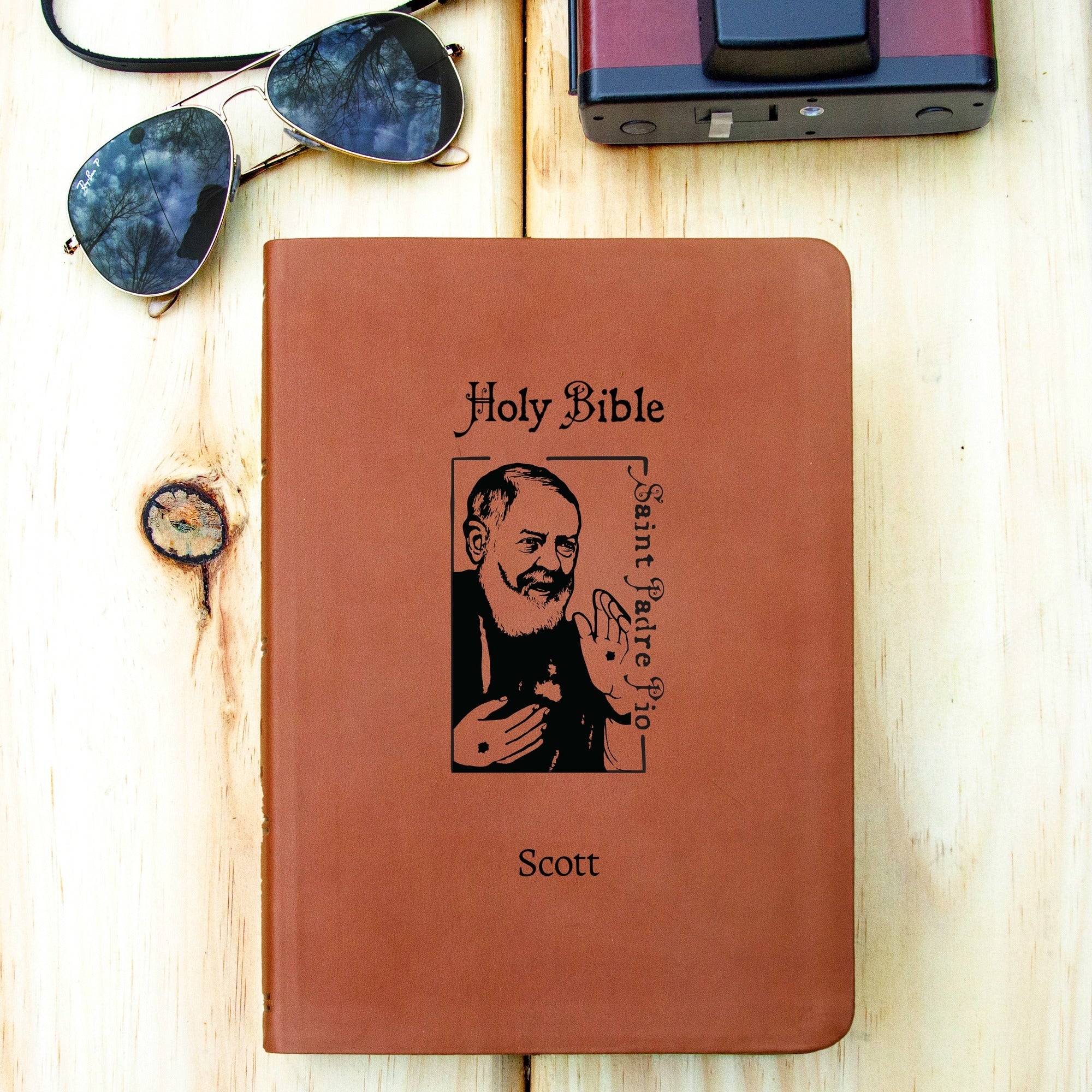 Personalized Padre Pio Bible
