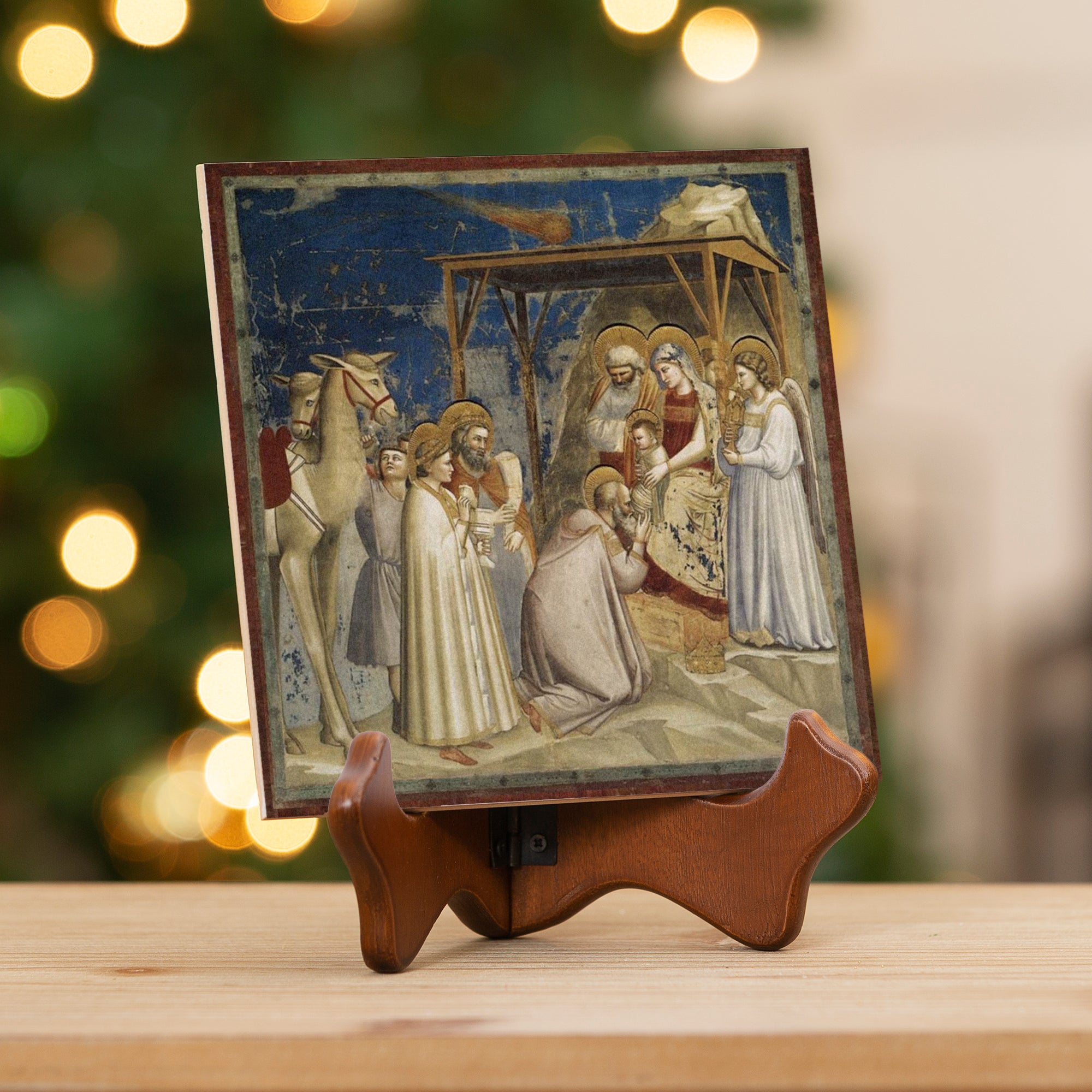 Adoration of the Magi by di Bondone Tile