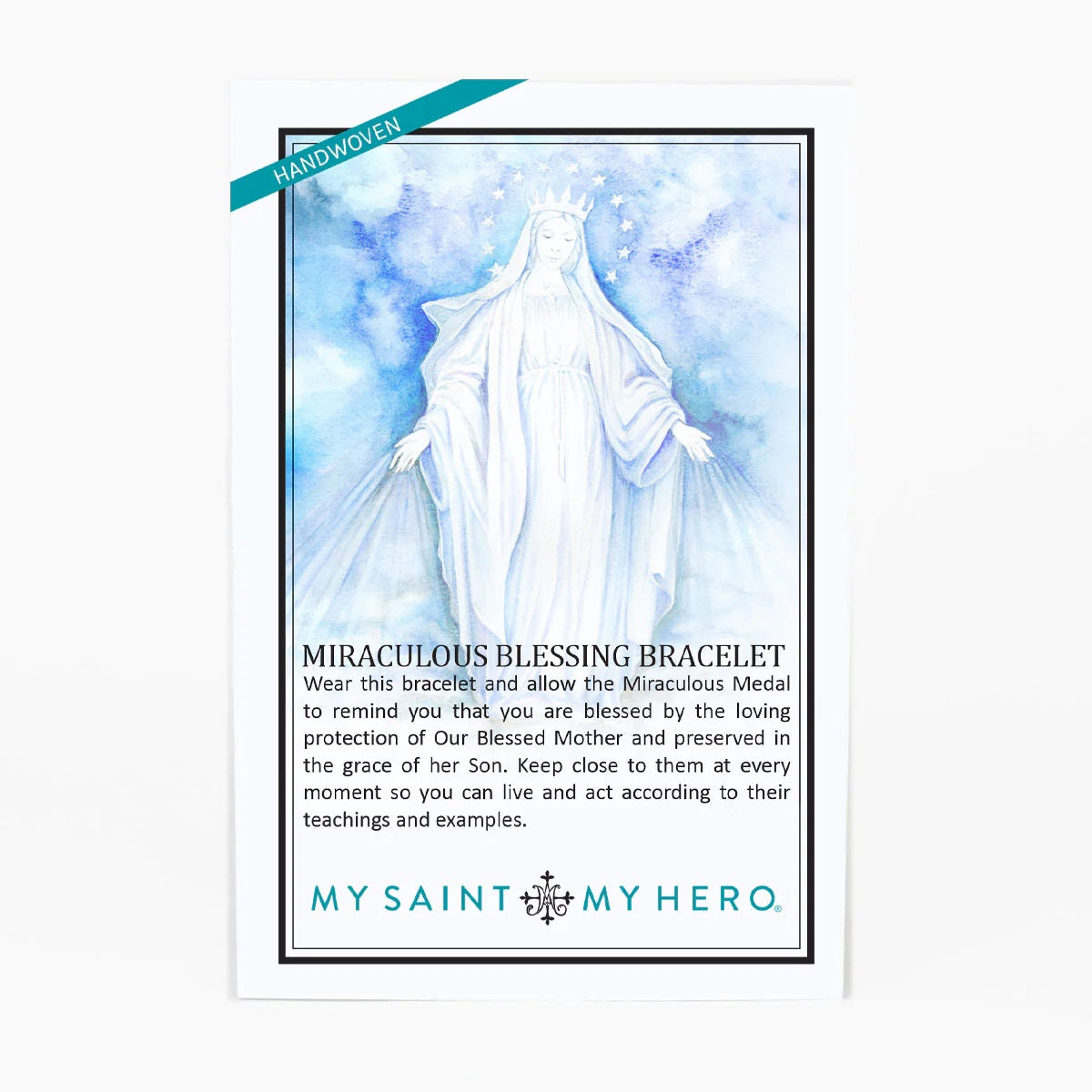 Miraculous Medal Gemstone Bracelet