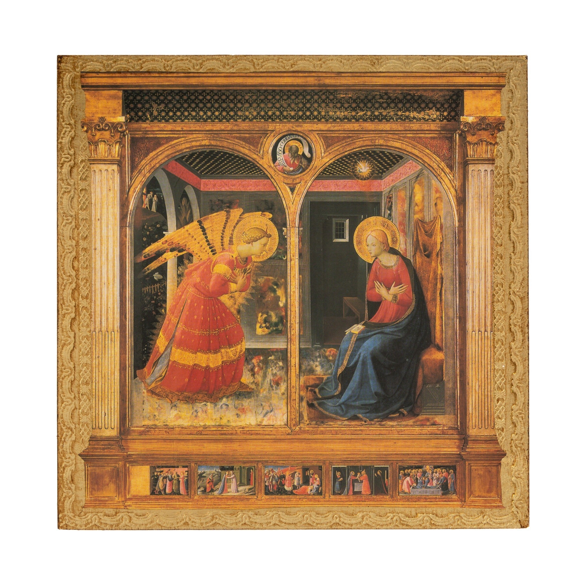 The Annunciation Italian Plaque