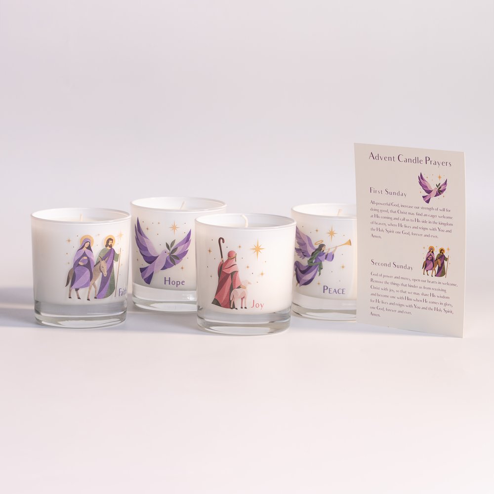 Advent Candles - Set of 4