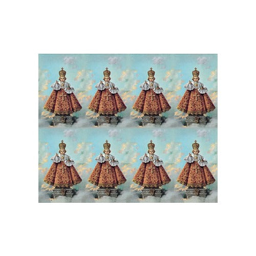 Infant of Prague Personalized Prayer Card (Priced Per Card)