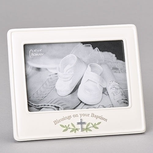 Baptism Blessings Picture Frame