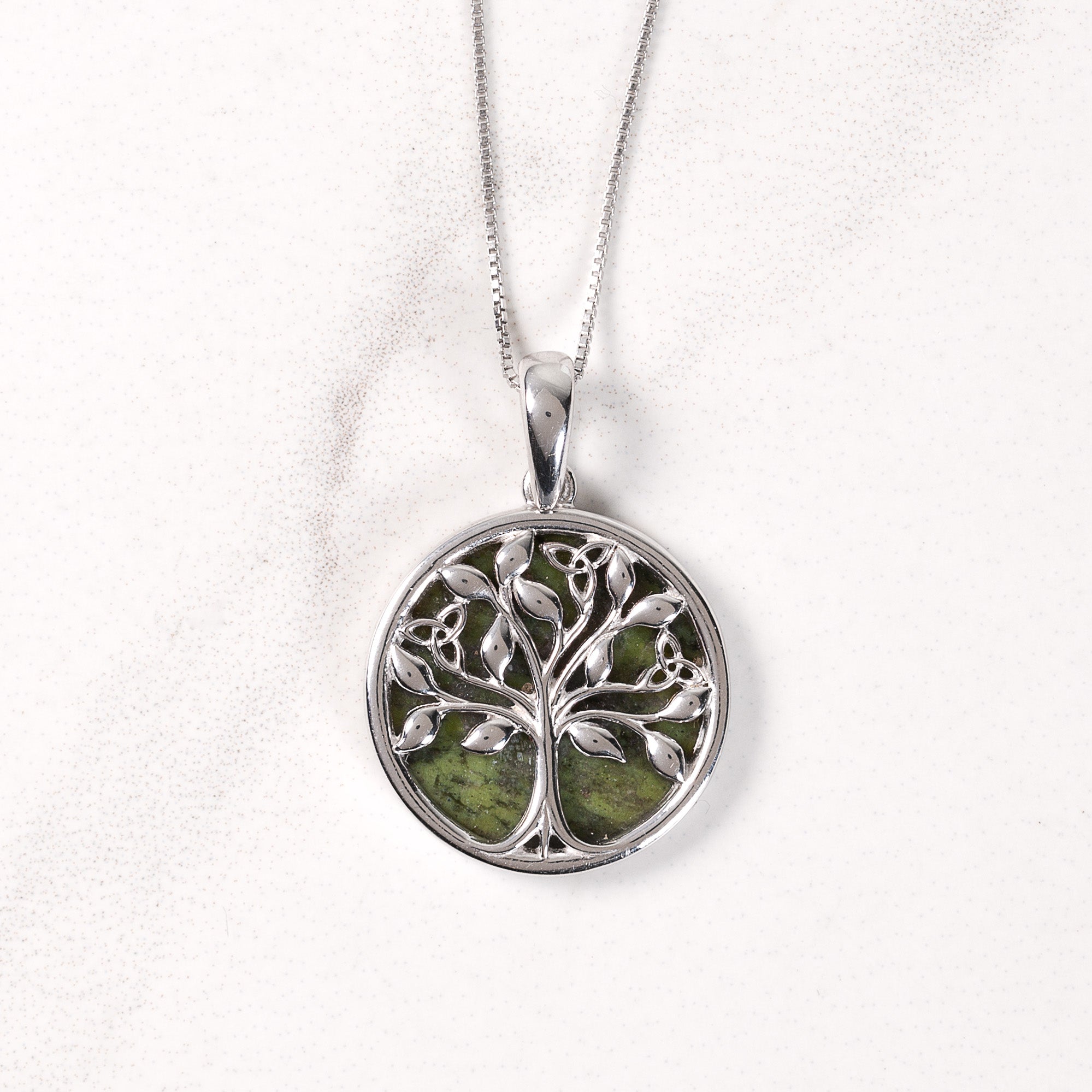 Sterling Silver Connemara Tree of Life Necklace