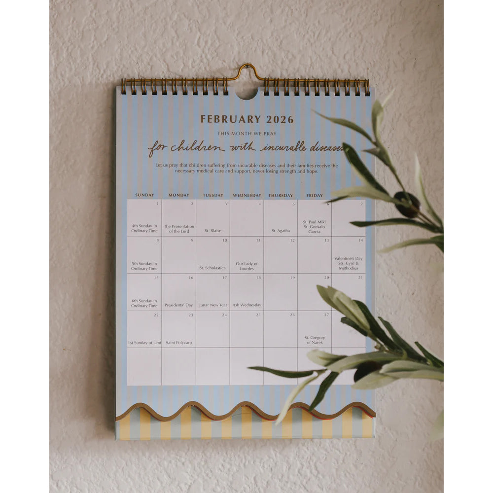 Be A Heart - Liturgical Wall Calendar