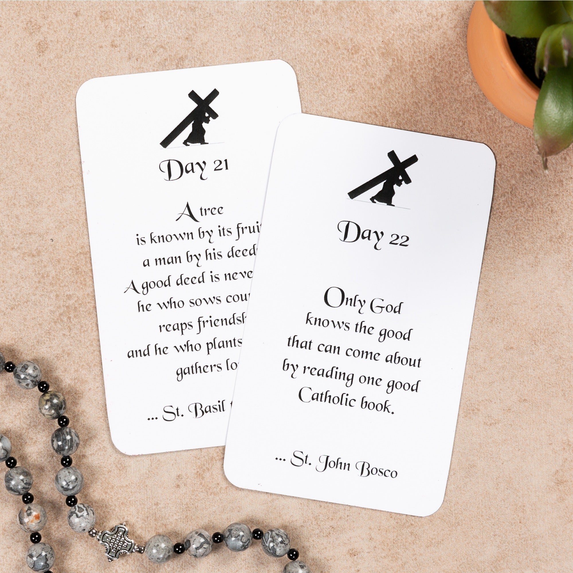 40 Days Lenten Prayer Card Pack