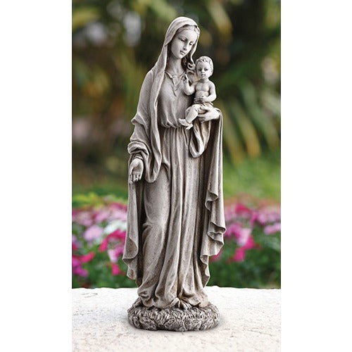 Madonna and Child Garden Statue - 23"
