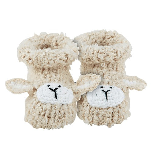 Knit Lamb Booties