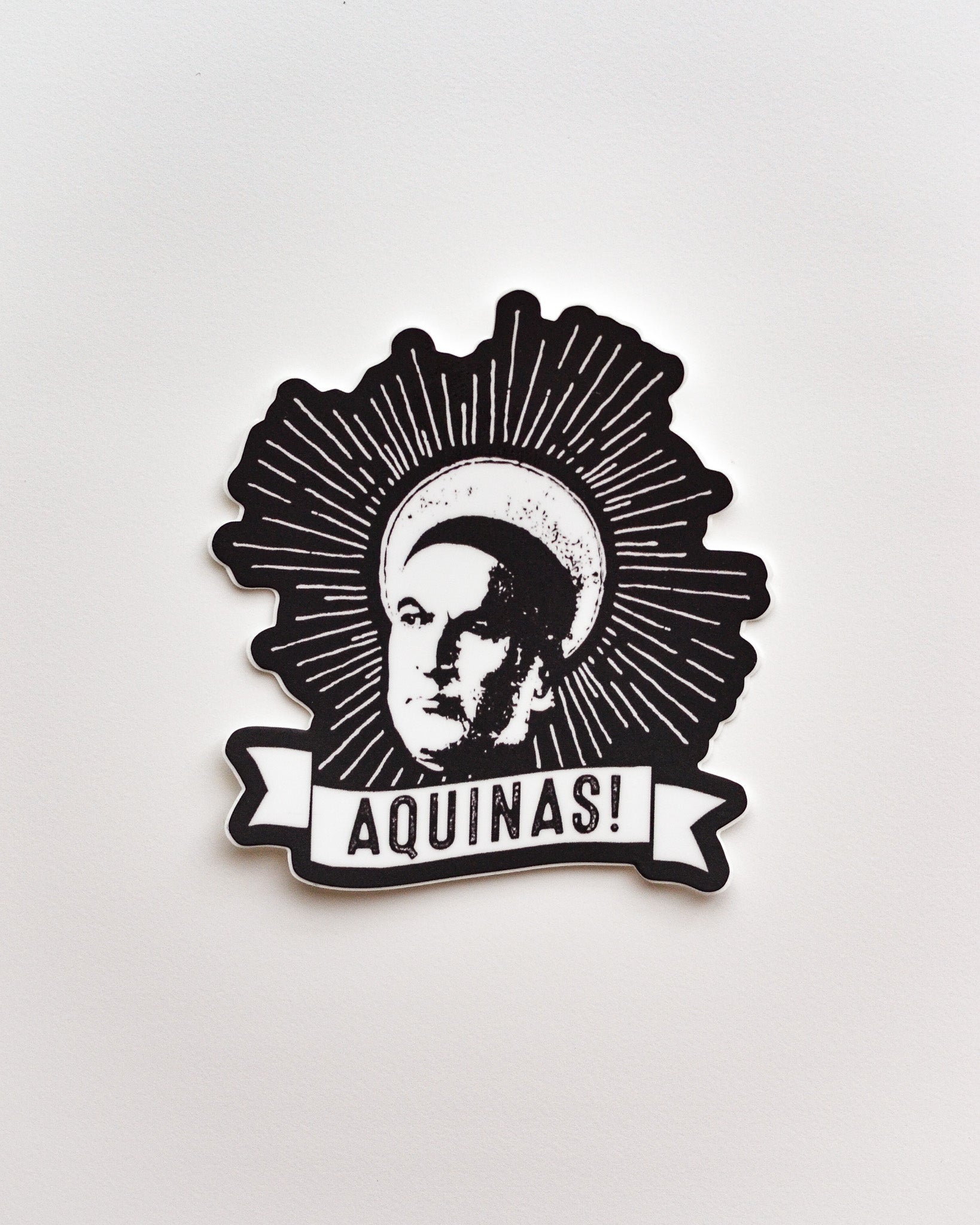 St. Thomas Aquinas Vinyl Sticker