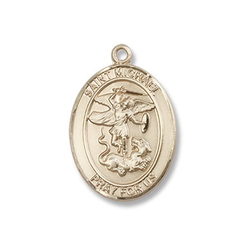 St. Michael the Archangel Pendant - 14KT