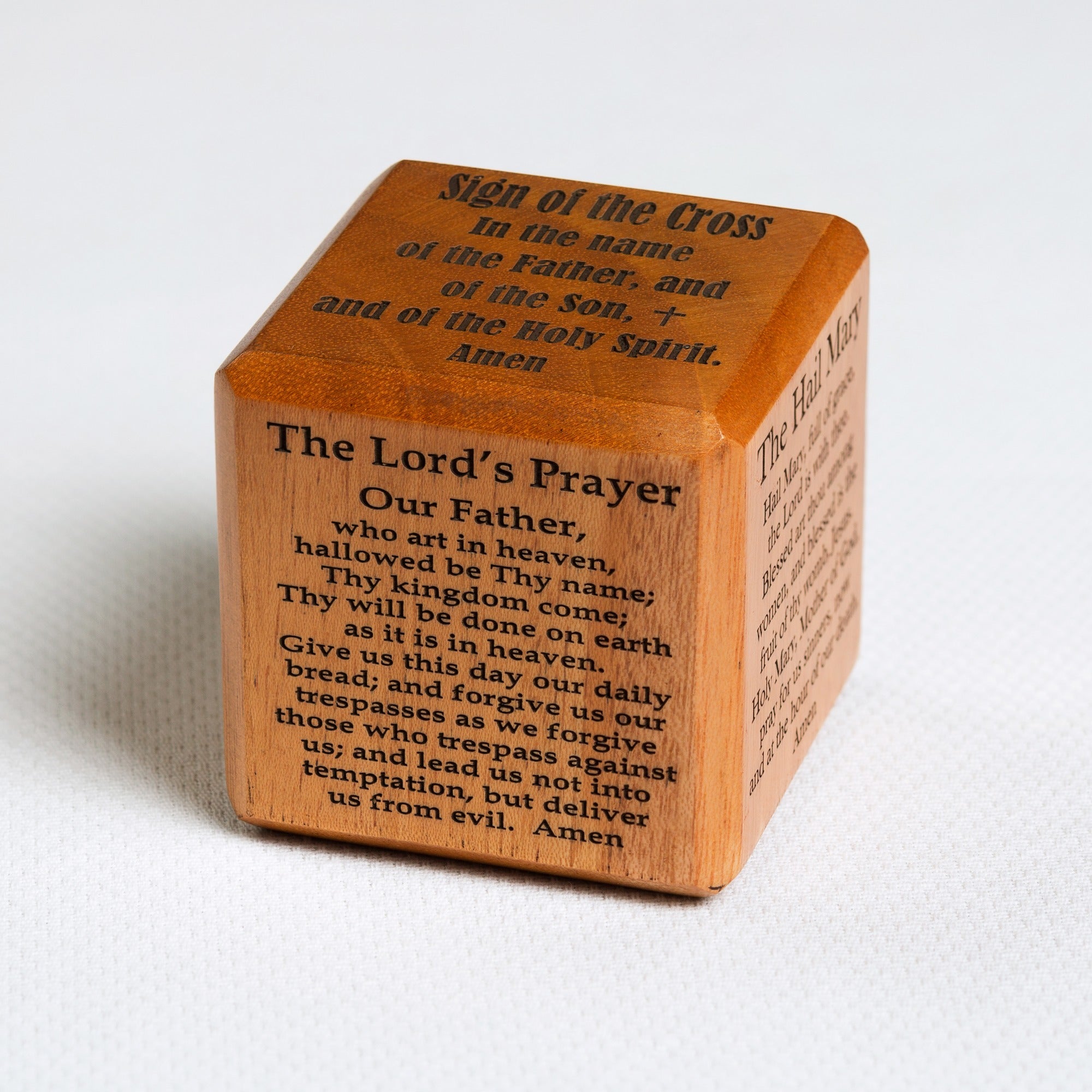 Catholic Prayers Scripture Cube