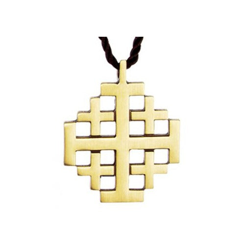 Jerusalem Cross Pendant - 1.5"