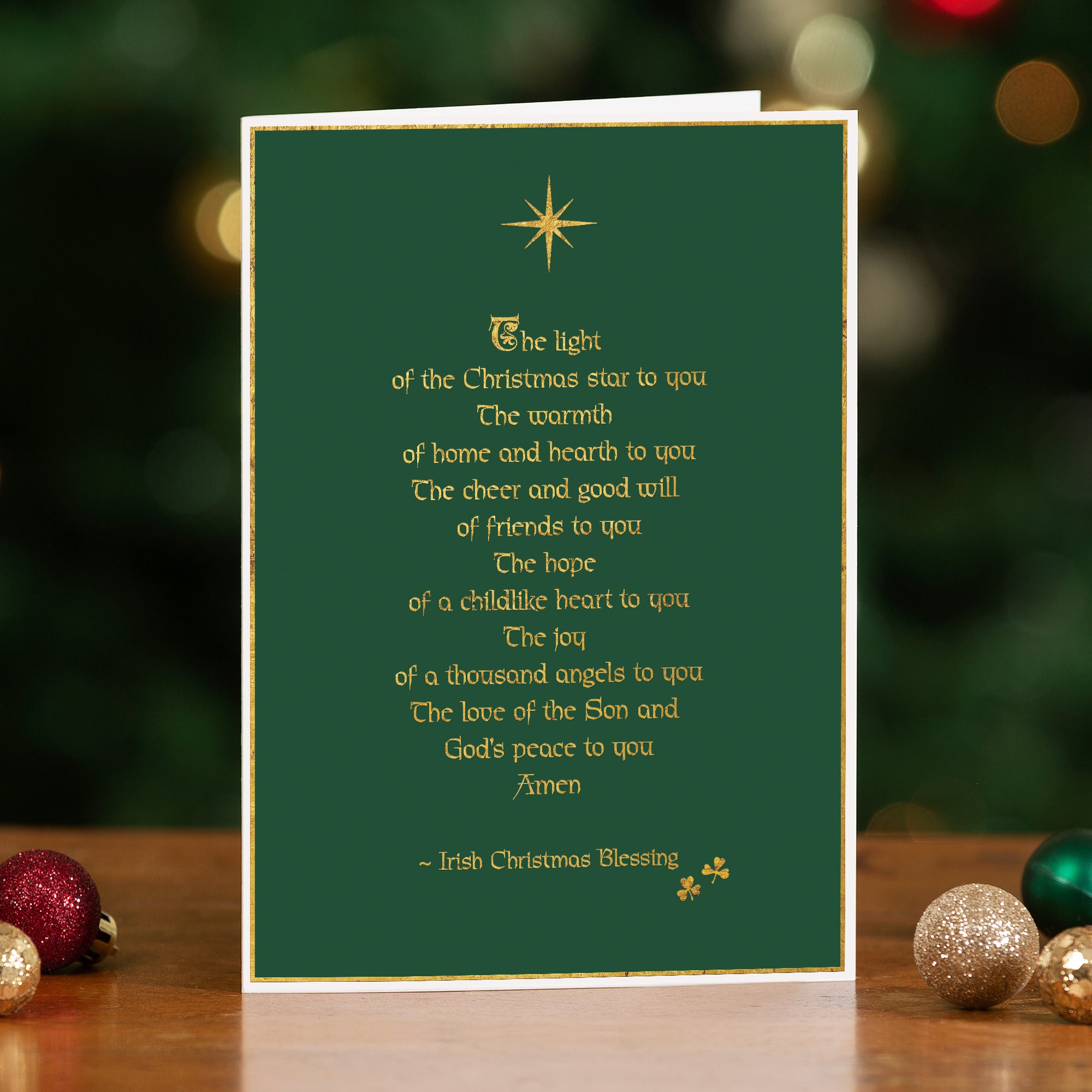 Irish Blessing for Christmas Cards - Set of 20