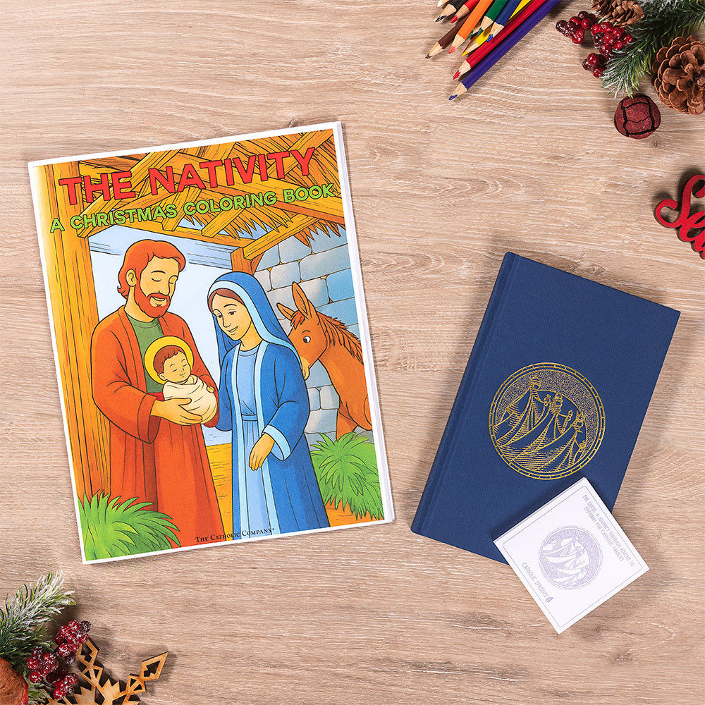 Advent to Christmas Devotional & Coloring Book Family Gift Set
