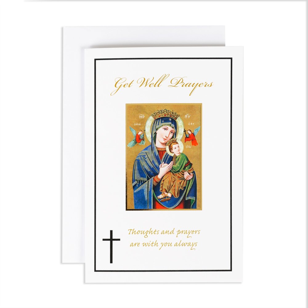 Our Lady of Perpetual Help Get Well Card