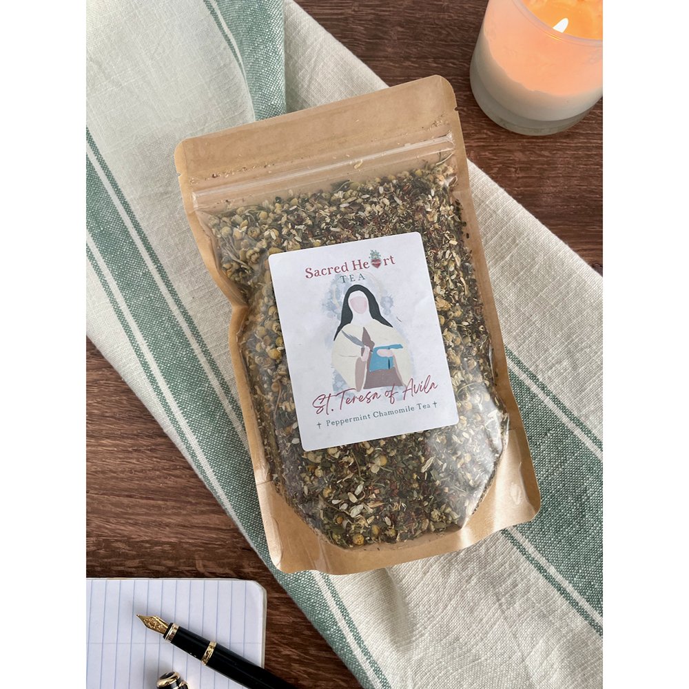 St. Teresa of Avila Peppermint Chamomile Herbal Tea