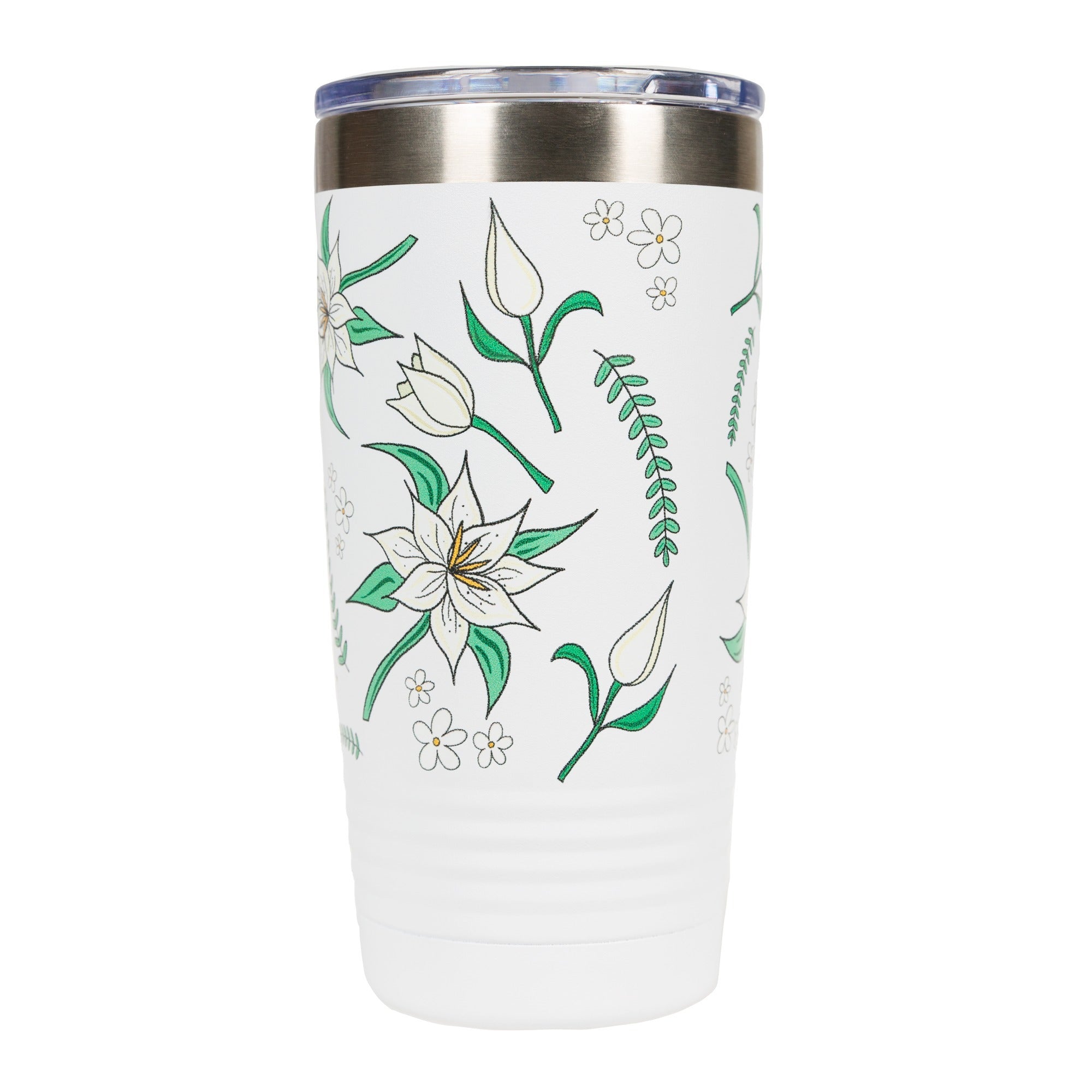 Litany of St. Joseph Insulated White 20oz Tumbler