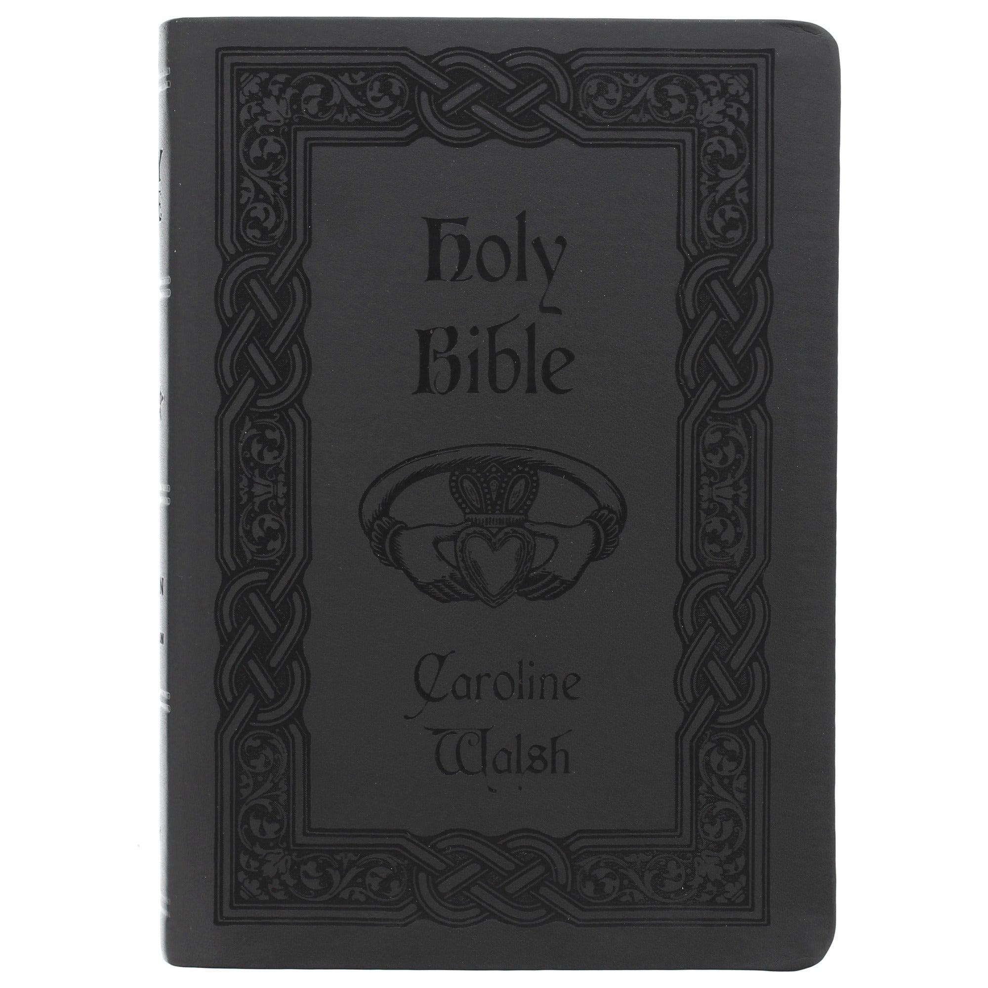 Personalized Irish Claddagh Bible