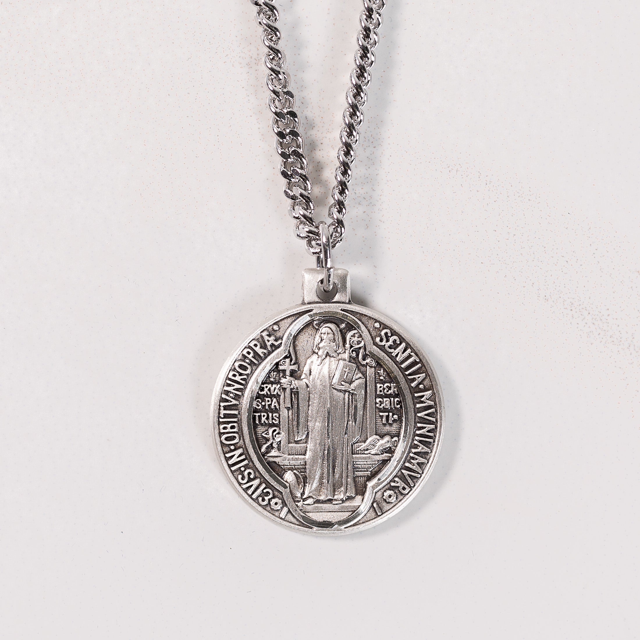 St. Benedict Necklace - Large 24" Chain