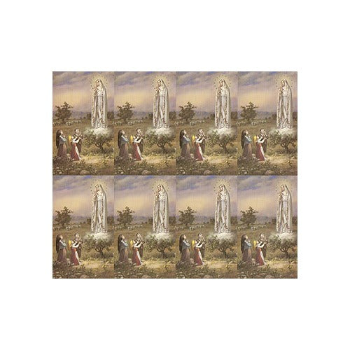 Our Lady of Fatima with Children Personalized Prayer Card (Priced Per Card)
