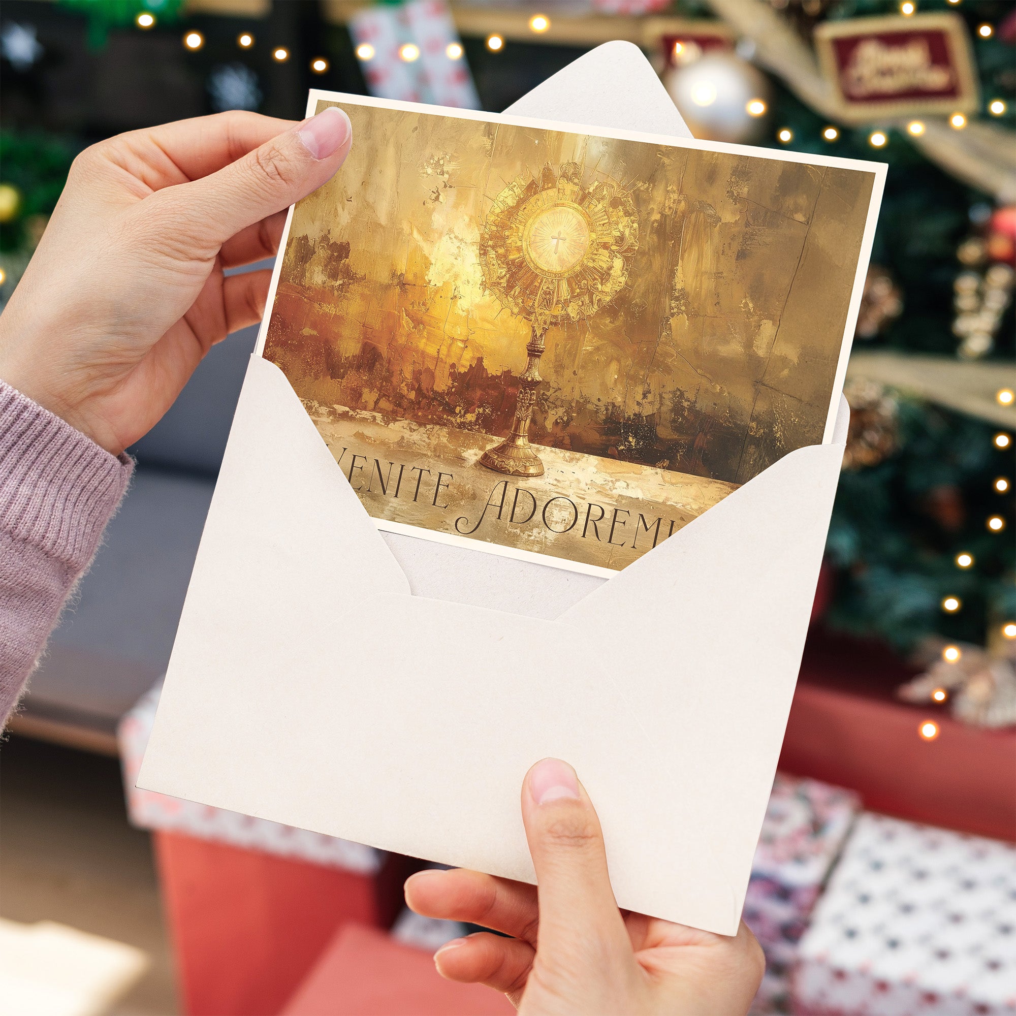 Venite Adoremus Priest Christmas Card - Sold Individually