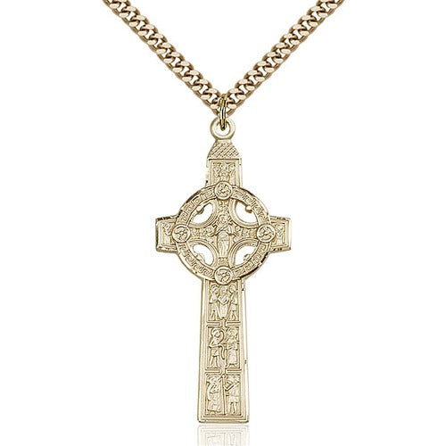 14kt Gold Filled Scriptures Cross Pendant