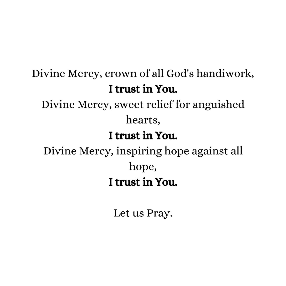Litanies for Littles: Sacred Heart and Divine Mercy