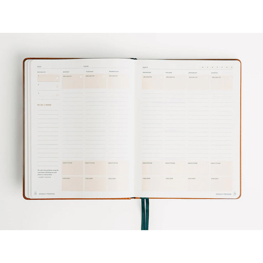 Monk Manual™ Weekly Planner (Tan)
