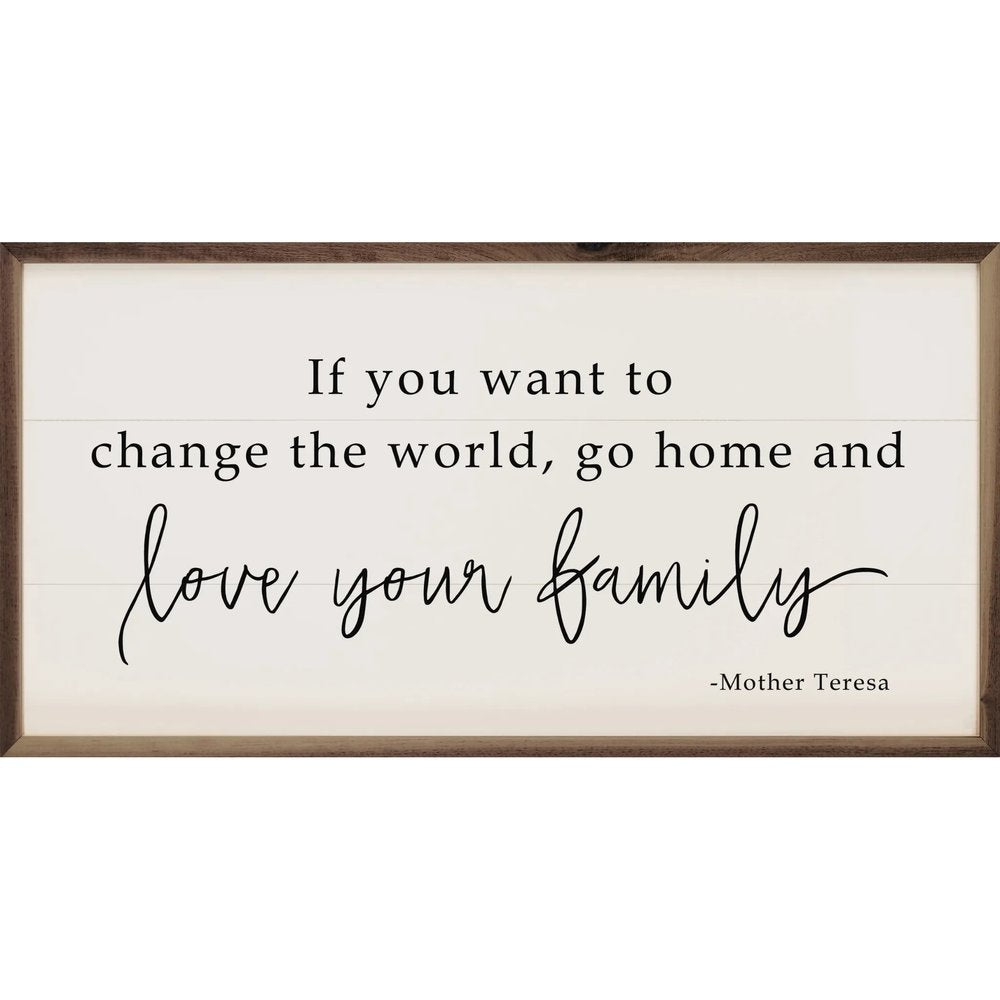 Love Your Family Framed Art