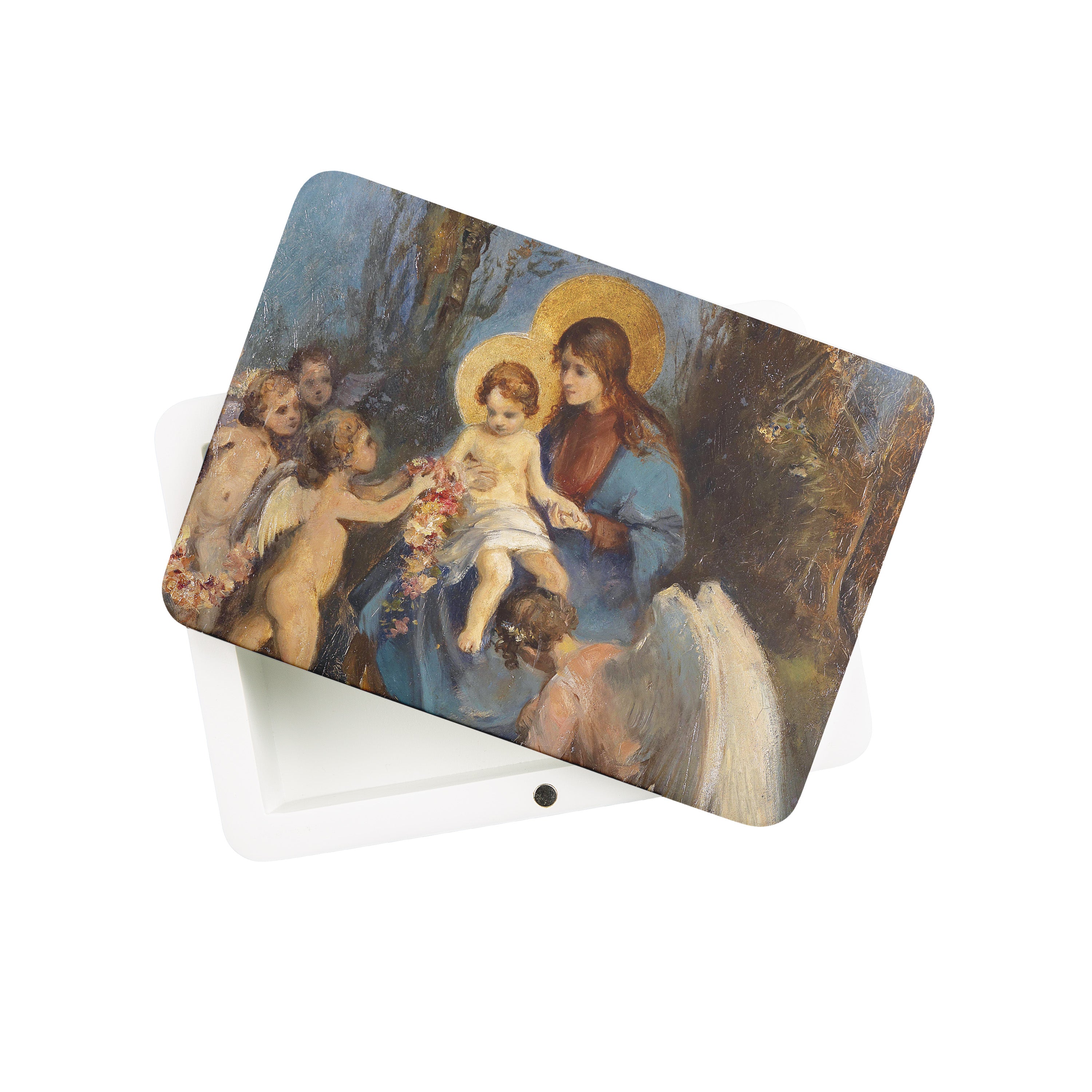 Madonna & Child Keepsake Rosary Box
