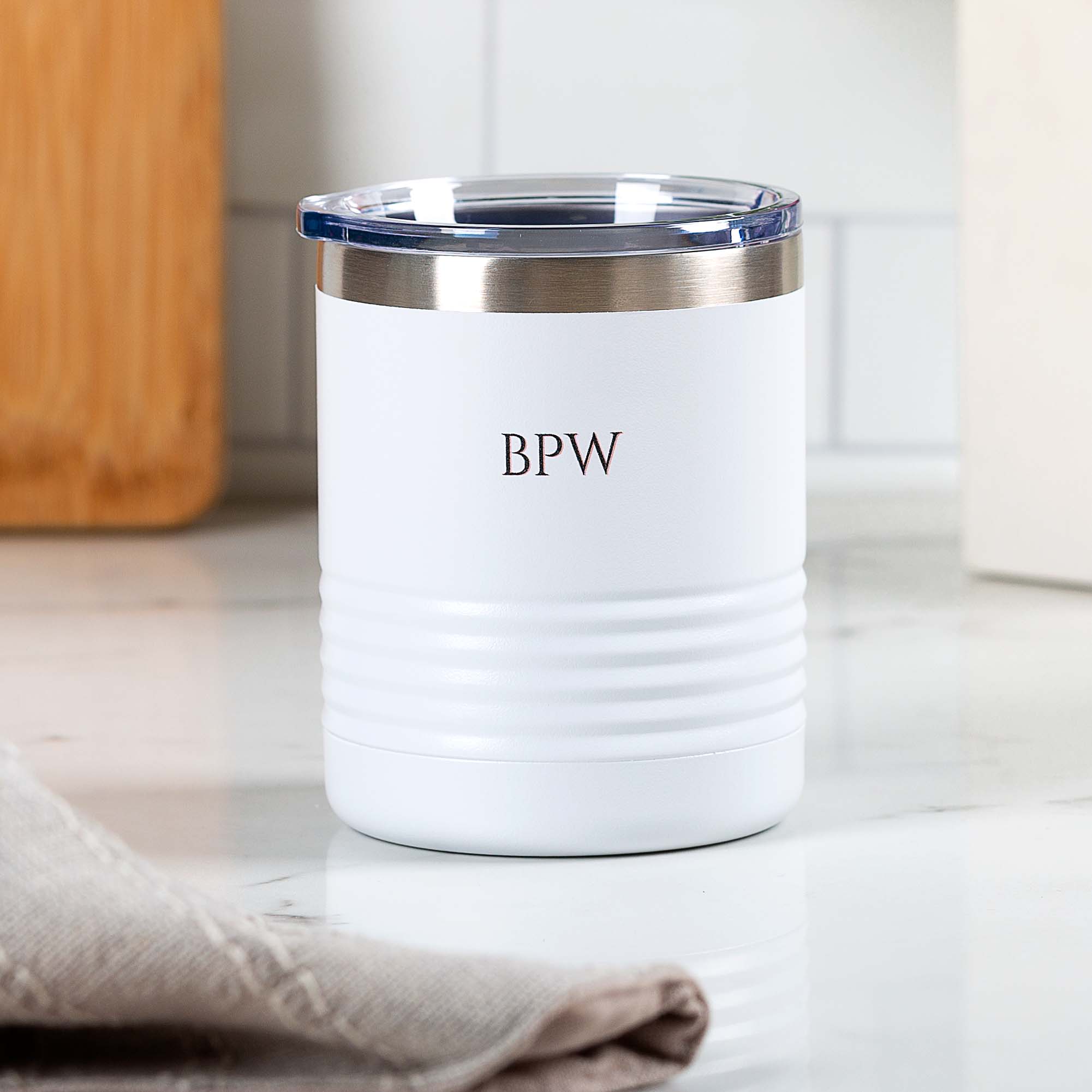 Personalized Immaculate Heart of Mary 10 oz. White Tumbler