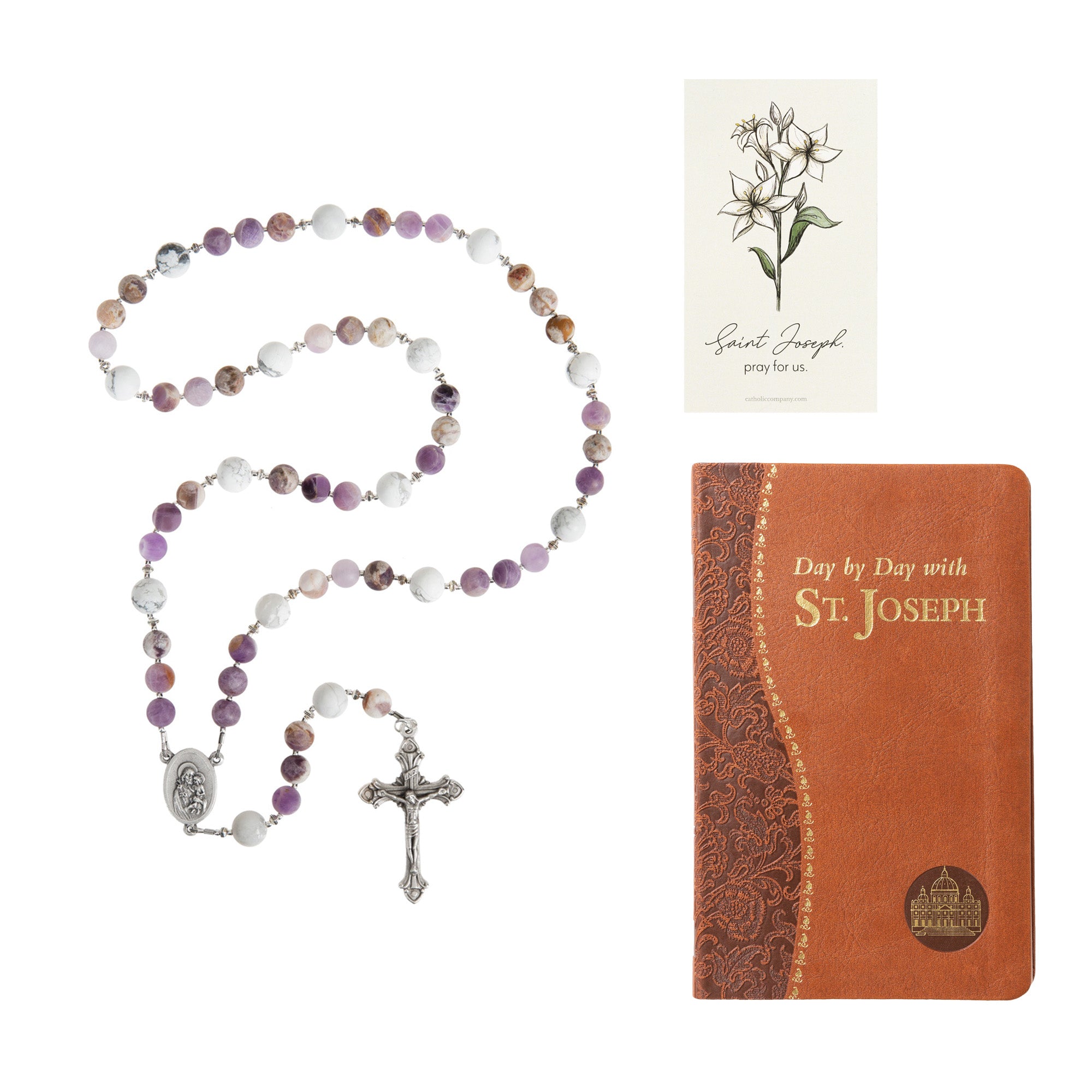 St. Joseph Chaplet & Day By Day with St. Joseph (2 Gift Set)