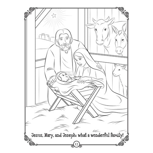 Brother Francis: The King is Born Coloring and Activity Book