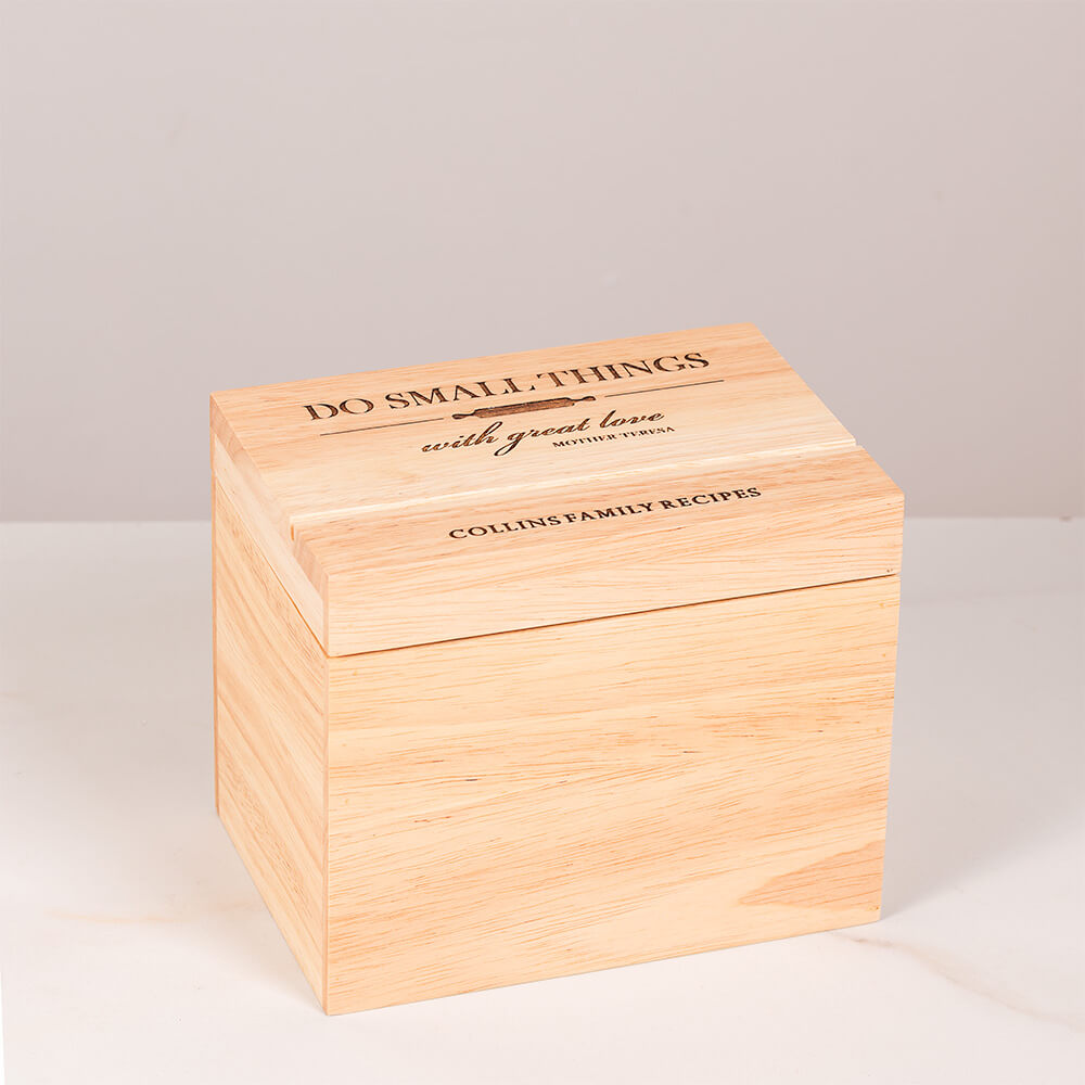 Small Things Great Love Recipe Box