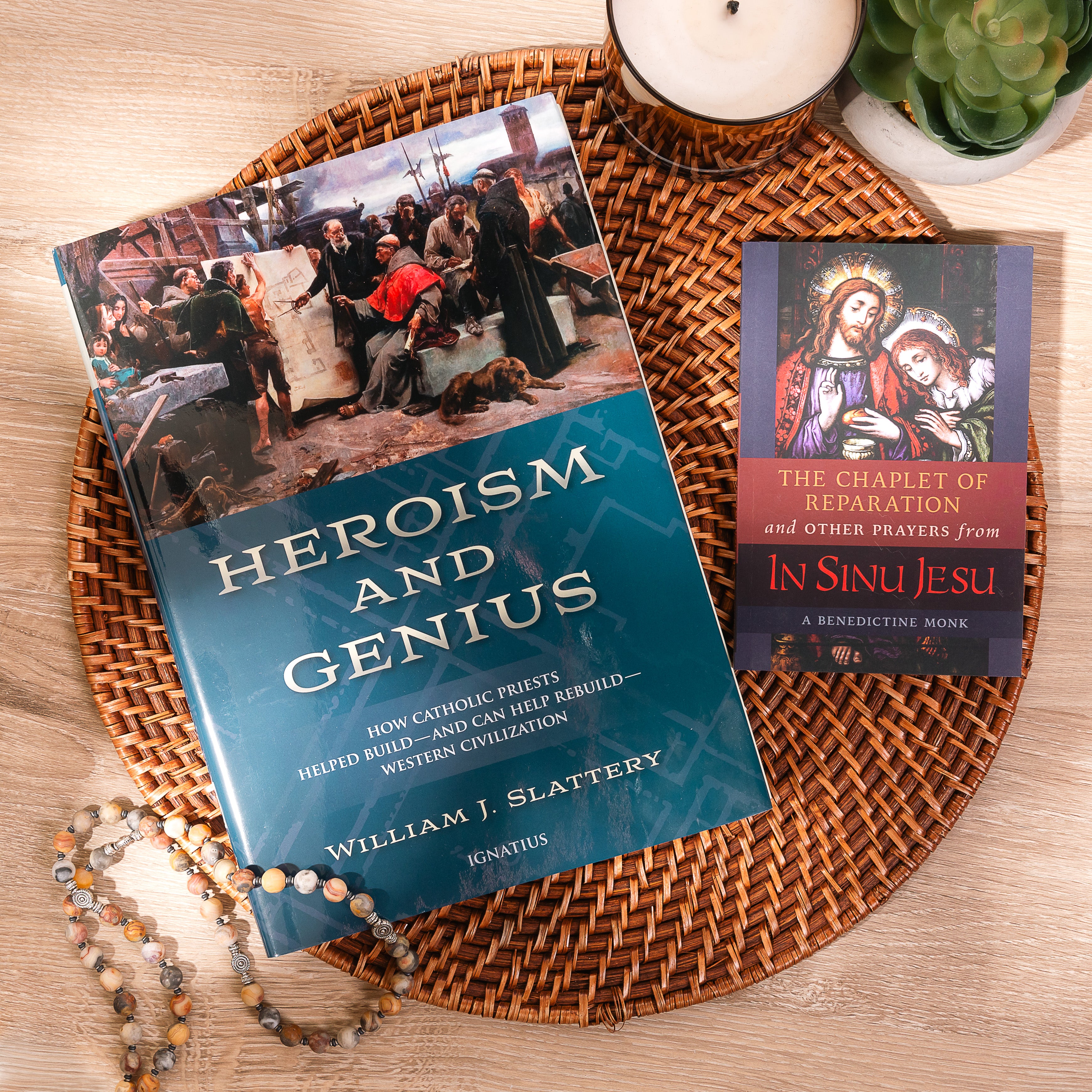 Heroism and Genius: How Catholic Priests Helped Build and Can Help Rebuild Western Civilization & The Chaplet of Reparation and Other Prayers (2 Book Set)