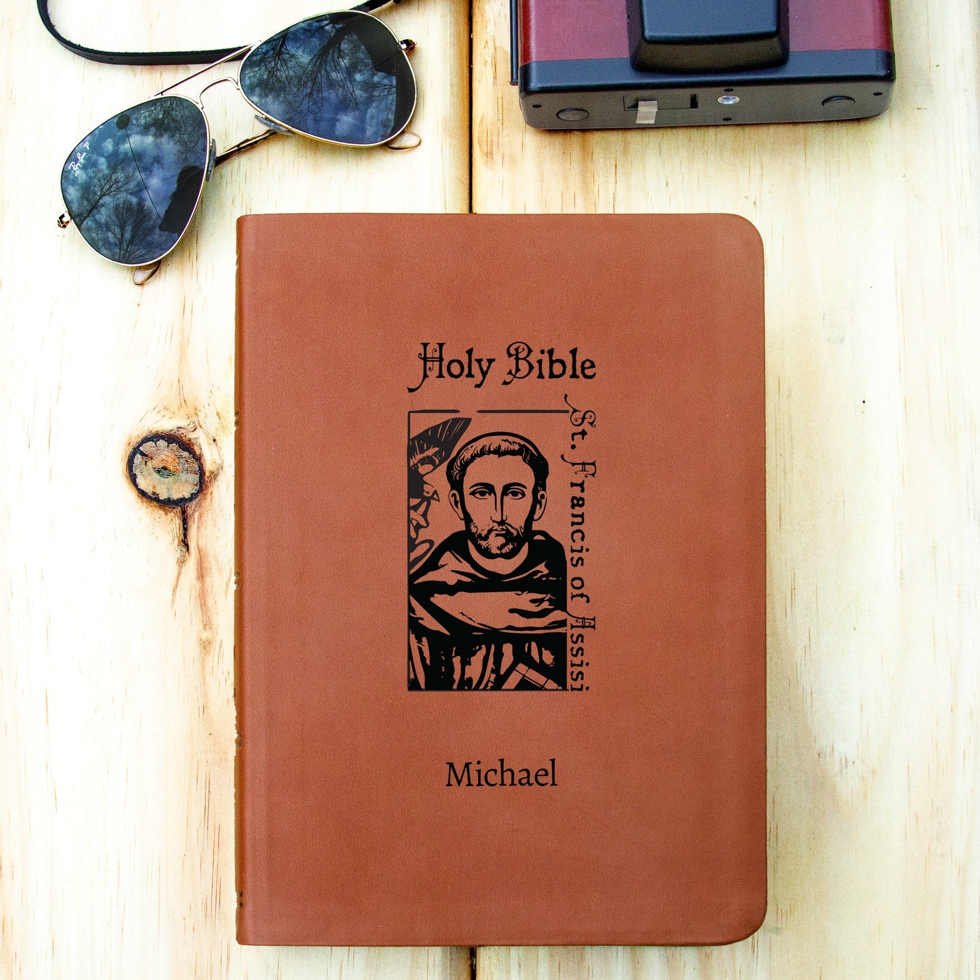 Personalized St. Francis Assisi Bible