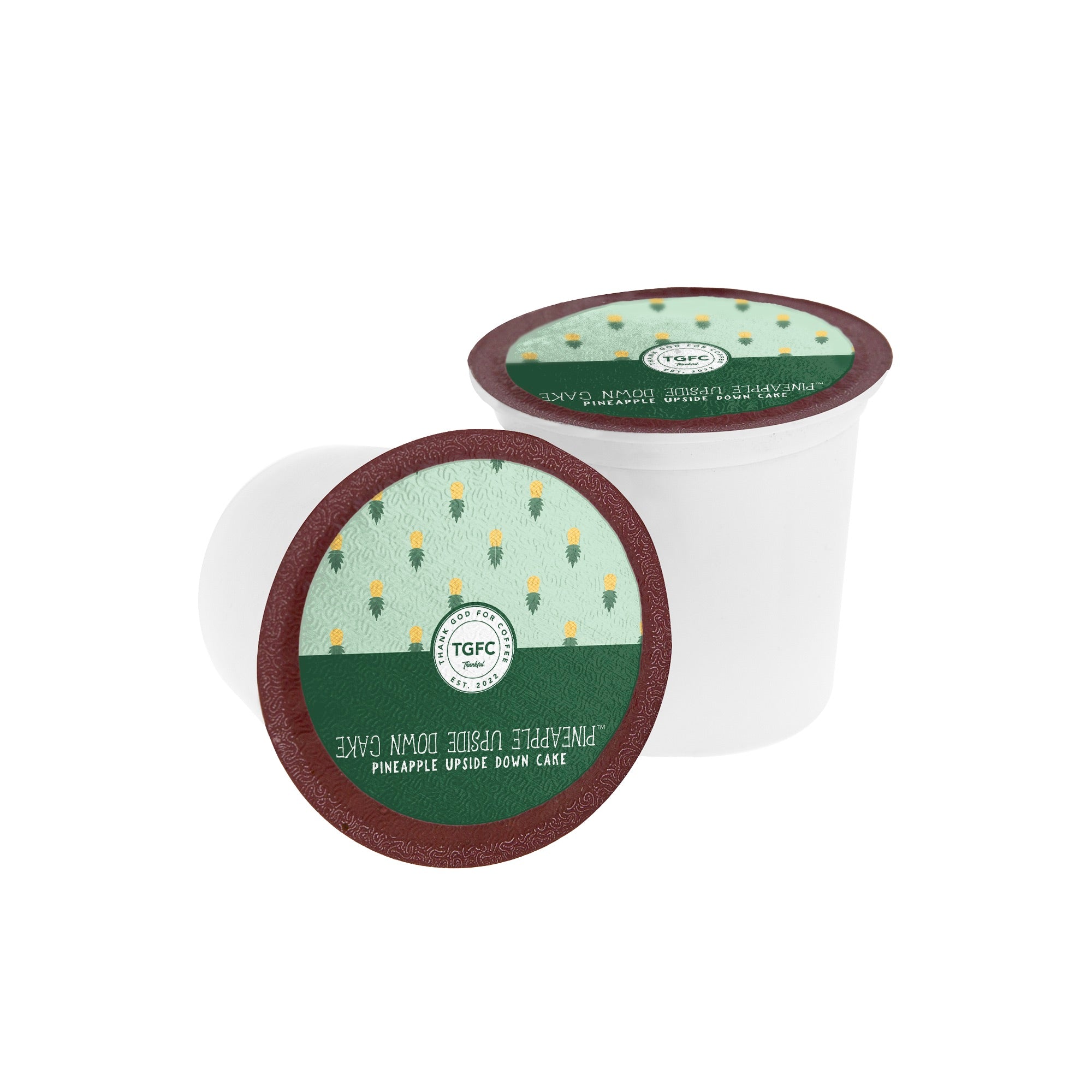 Pineapple Upside-Down Cake Flavored Roast K-cups - 12-Pack