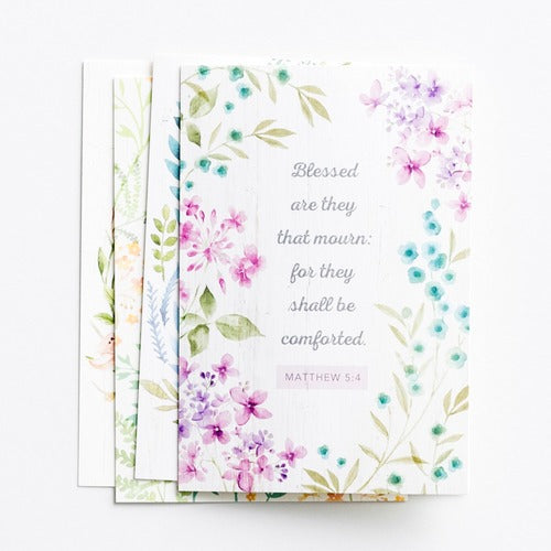 Box of Botanical Encouragement Cards - Set of 12